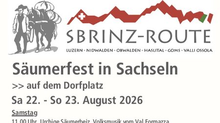Säumerfest mit Säumermarkt | © Kulturkommission Sachseln