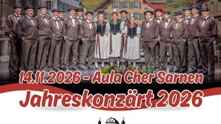 Jahreskonzert Jodlerklub Sarnen | © Jodlerklub Sarnen (seit 1932)