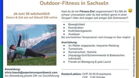 Outdoor-Fitness in Sachseln | © Silvia Bäck