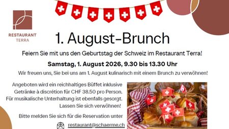 1. August Brunch im Restaurant Terra - Am Schärme | © Residenz Am Schärme