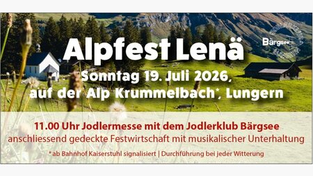 Alpfest Lenä | © Jodlerklub Bärgsee Lungern