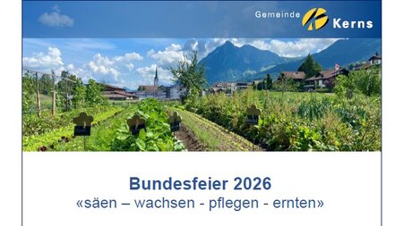 Bundesfeier Gemeinde Kerns