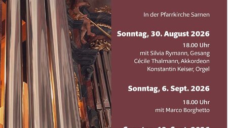 Orgelkonzert | © Seelsorgeraum Sarnen Kägiswil Schwendi