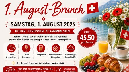 1. August Brunch in der Badi Sachseln | © Badi Sachseln - Lakestyle GmbH