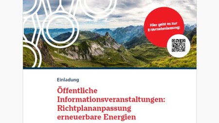 Richtplananpassung erneuerbare Energien