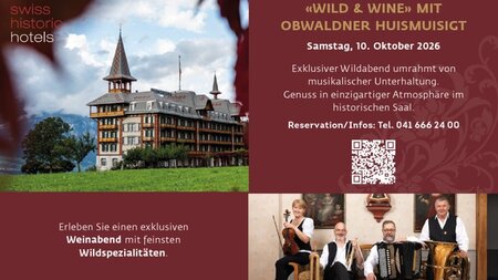 Wild & Wine | © Jugendstil-Hotel Paxmontana