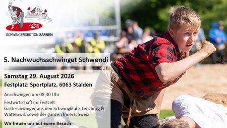 5. Nachwuchsschwinget Schwendi | © Schwingersektion Sarnen