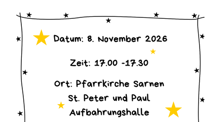 Gedenkfeier für Sternenkinder | © Seelsorgeraum Sarnen Kägiswil Schwendi