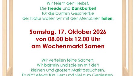 Begegnung am Wochenmarkt Sarnen | © Seelsorgeraum Sarnen Kägiswil Schwendi