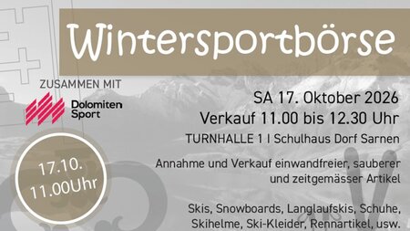 Wintersportbörse | © OSV - Obwaldner Schneesport Verband