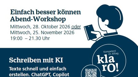 Schreiben mit KI - Abendworkshop | © Amt für Berufsbildung - Bildungs- und Kulturdepartement Obwalden