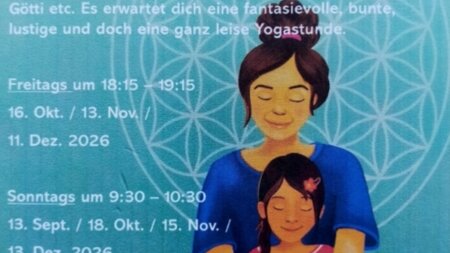 Eltern Kind Yoga in Giswil | © Edith Wagner
