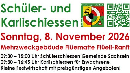 Schüler- und Karlischiessen | © Schützengesellschaft Sachseln - SG Sachseln