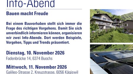 Info - Bauen macht Freude | © Planteams AG