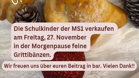 Schülertrinkeln mit Grittibänzverkauf